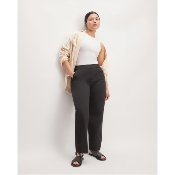 EVERLANE The Easy Pant In Black - Picture 1 of 7